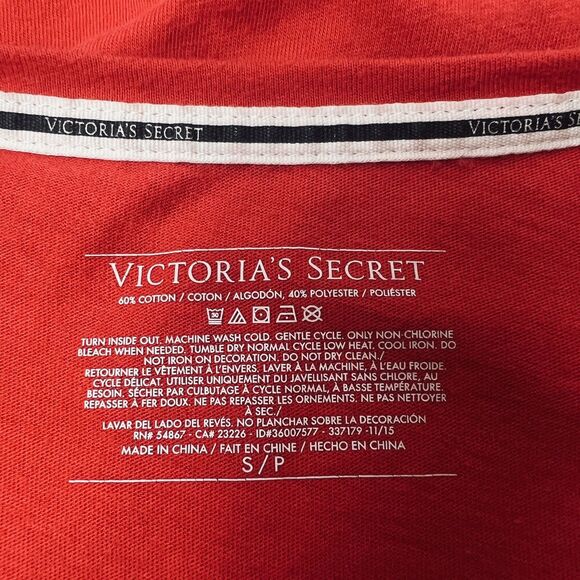 Victoria’s Secret PINK Holiday Pajama Top – “Dear Santa I Can Explain” – Size S - Picture 5 of 5